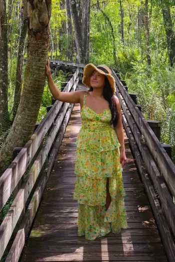 Lily exploring at the Six Mile Cypress Preserve