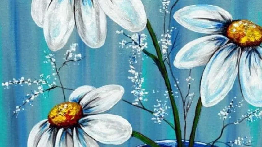 Daisy Mason Jar