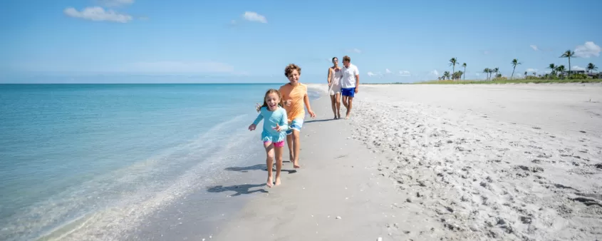 Family reunion on the beach